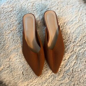 Women’s Pointed Knit Mule - Brown
